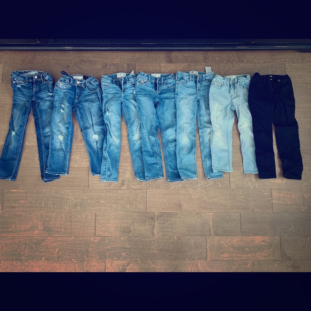 Girls Abercrombie Kids Jeans Lot (size 5/6)